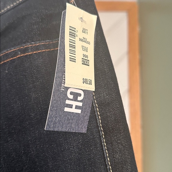 Men's dark wash denim jeans! NWT 27/30 - Picture 4 of 5